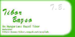 tibor bazso business card